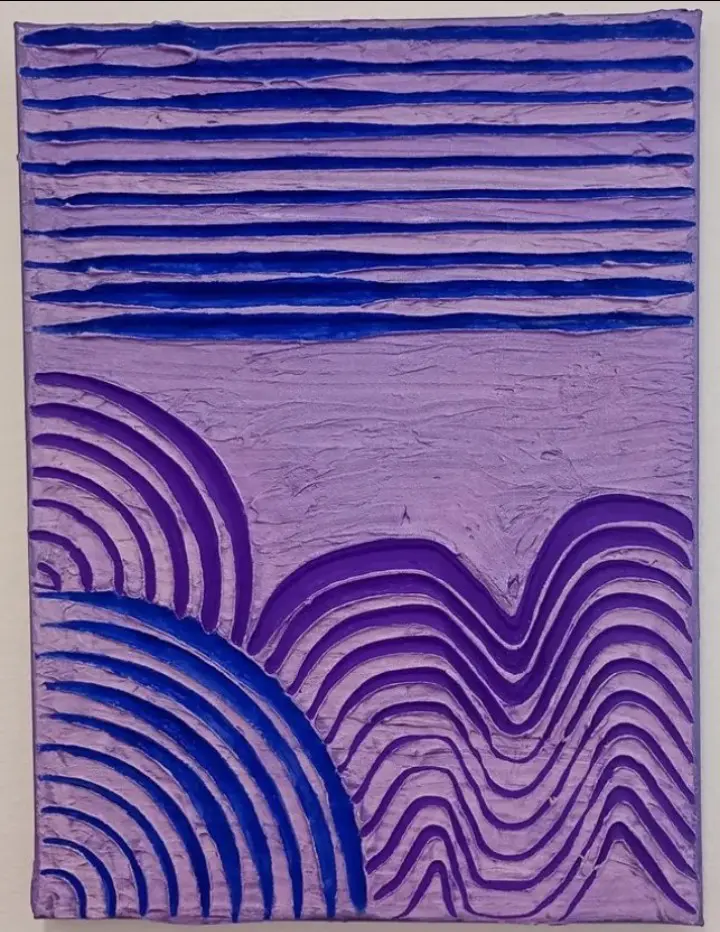 I rörelsens spår - Akryl - Abstract - 30×40 cm av INA